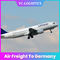 Flete aéreo de DDP a Alemania